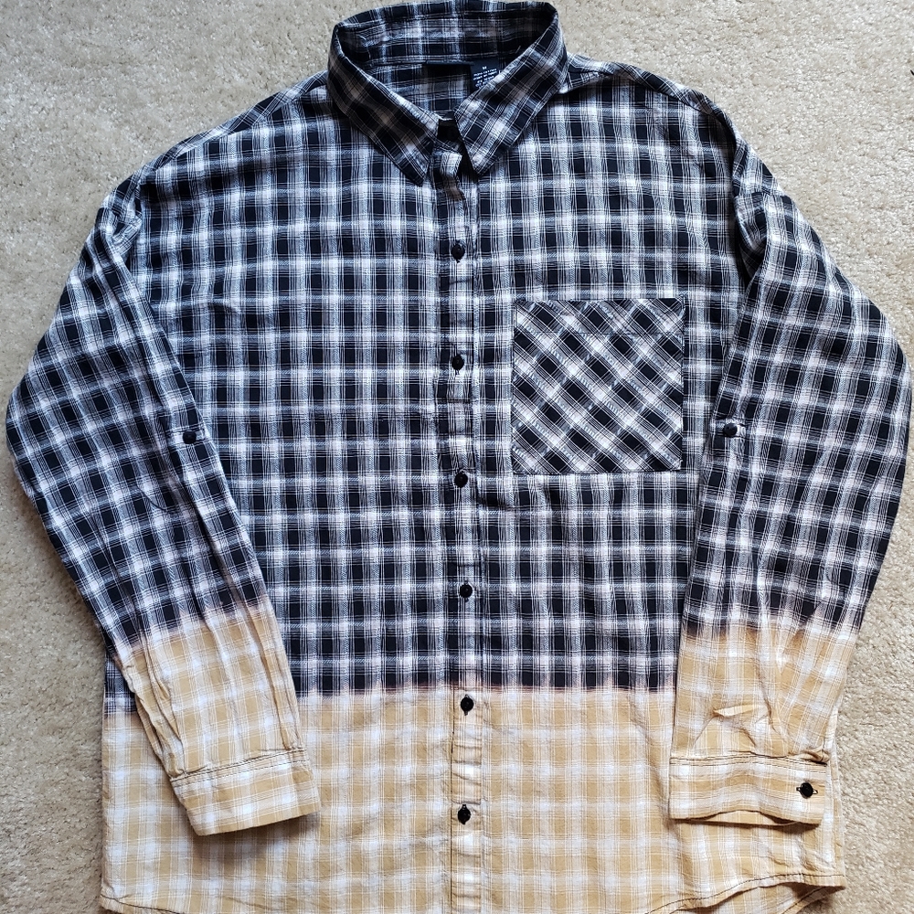 EUC long sleeve multicolored shirt